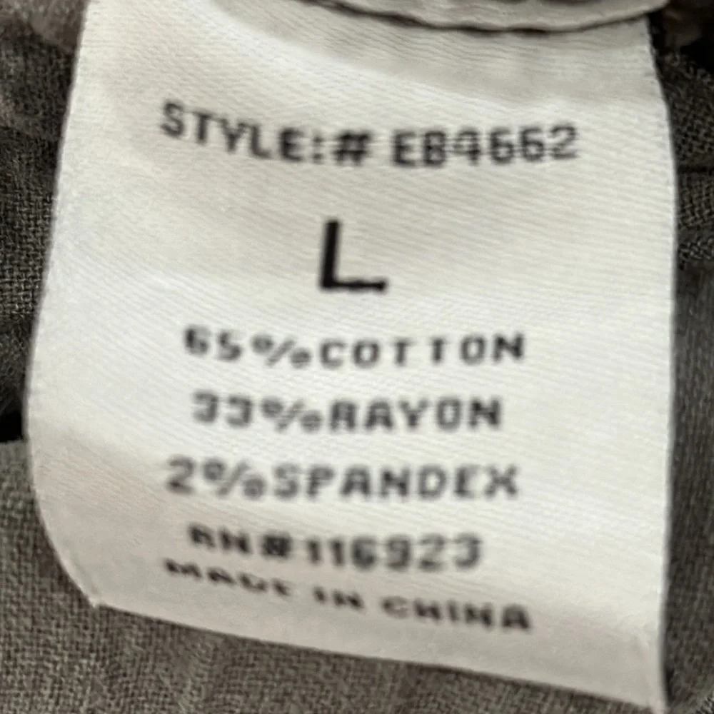 Easel gray size L stretch jeans with detailed stitching